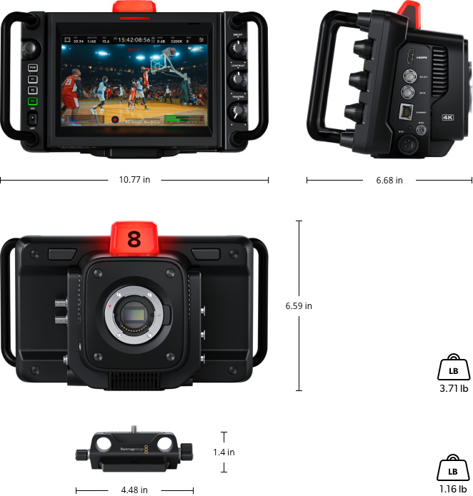 blackmagic Studio Camera 4K Pro G2